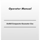 Volvo Ec60d Compactor Excavator Cex Operator Manual