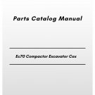 Volvo Ec70 Compactor Excavator Cex Parts Catalog Manual