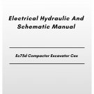 Volvo Ec75d Compactor Excavator Cex Electrical Hydraulic And Schematic Manual
