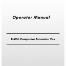 Volvo Ec80d Compactor Excavator Cex Operator Manual