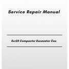Volvo Ecr25 Compactor Excavator Cex Service Repair Manual