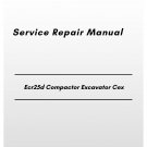 Volvo Ecr25d Compactor Excavator Cex Service Repair Manual