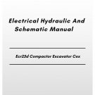 Volvo Ecr25d Compactor Excavator Cex Electrical Hydraulic And Schematic Manual