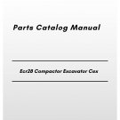Volvo Ecr28 Compactor Excavator Cex Parts Catalog Manual