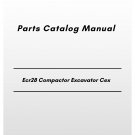 Volvo Ecr28 Compactor Excavator Cex Parts Catalog Manual