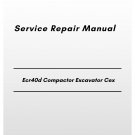 Volvo Ecr40d Compactor Excavator Cex Service Repair Manual