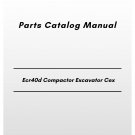 Volvo Ecr40d Compactor Excavator Cex Parts Catalog Manual