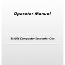 Volvo Ecr50f Compactor Excavator Cex Operator Manual