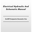 Volvo Ecr50f Compactor Excavator Cex  Electrical Hydraulic And Schematic Manual