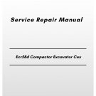 Volvo Ecr58d Compactor Excavator Cex Service Repair Manual