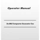 Volvo Ecr58d Compactor Excavator Cex Operator Manual