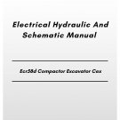 Volvo Ecr58d Compactor Excavator Cex Electrical Hydraulic And Schematic Manual