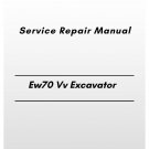 Volvo Ew70 Vv Excavator Service Repair Manual