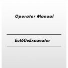 Volvo Ec160e Excavator Operator Manual
