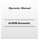 Volvo Ec200d Excavator Operator Manual