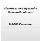 Volvo Ec200d Excavator Electrical And Hydraulic Schematic Manual