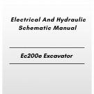 Volvo Ec200e Excavator Electrical And Hydraulic Schematic Manual