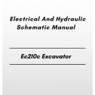 Volvo Ec210c Excavator Electrical And Hydraulic Schematic Manual