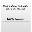 Volvo Ec220e Excavator Electrical And Hydraulic Schematic Manual