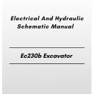 Volvo Ec230b Excavator Electrical And Hydraulic Schematic Manual