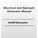 Volvo Ec240 Excavator Electrical And Hydraulic Schematic Manual