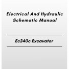 Volvo Ec240c Excavator Electrical And Hydraulic Schematic Manual