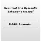 Volvo Ec240c Excavator Electrical And Hydraulic Schematic Manual