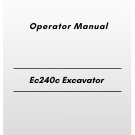 Volvo Ec240c Excavator Operator Manual