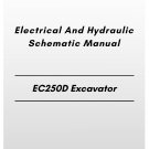 Volvo Ec250d Excavator Electrical And Hydraulic Schematic Manual
