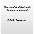 Volvo Ec340d Excavator Electrical And Hydraulic Schematic Manual