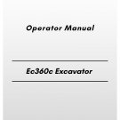 Volvo Ec360c Excavator Operator Manual