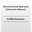 Volvo Ec360c Excavator Electrical And Hydraulic Schematic Manual