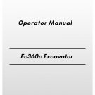 Volvo Ec360c Excavator Operator Manual