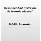 Volvo Ec360c Excavator Electrical And Hydraulic Schematic Manual