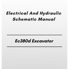 Volvo Ec380d Excavator Electrical And Hydraulic Schematic Manual