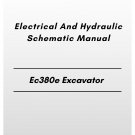 Volvo Ec380e Excavator Electrical And Hydraulic Schematic Manual