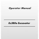 Volvo Ec380e Excavator Operator Manual