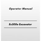 Volvo Ec500e Excavator Operator Manual