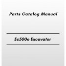 Volvo Ec500e Excavator Parts Catalog Manual