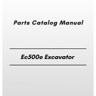 Volvo Ec500e Excavator Parts Catalog Manual