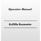Volvo Ec550e Excavator Operator Manual