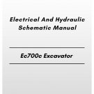 Volvo Ec700c Excavator Electrical And Hydraulic Schematic Manual