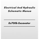 Volvo Ec700b Excavator Electrical And Hydraulic Schematic Manual