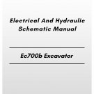 Volvo Ec700b Excavator Electrical And Hydraulic Schematic Manual