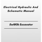 Volvo Ew180b Excavator Electrical Hydraulic And Schematic Manual