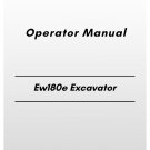 Volvo Ew180e Excavator Operator Manual