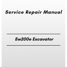 Volvo Ew200e Excavator Service Repair Manual
