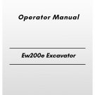 Volvo Ew200e Excavator Operator Manual