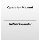 Volvo Ew205d Excavator Operator Manual