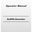 Volvo Ew205e Excavator Operator Manual